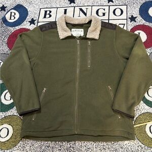 Orvis Fleece Jacket with Fur Collar